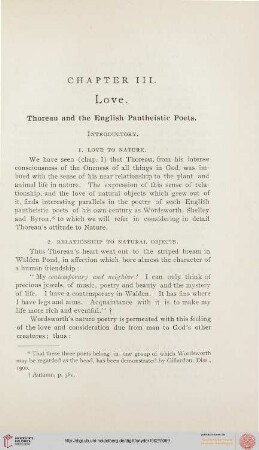 Chapter III.: Love