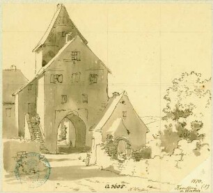Krautheim Feldseitige Ansicht Stadttor