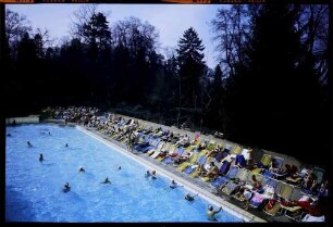 Badenweiler: Thermalbad, Bassin von oben