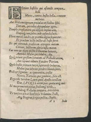 Fortiter hostiles qui ascendit tempore belli Muros, contra hostes bella cruenta movens ...