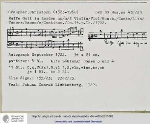 Rufe Gott im Leiden an