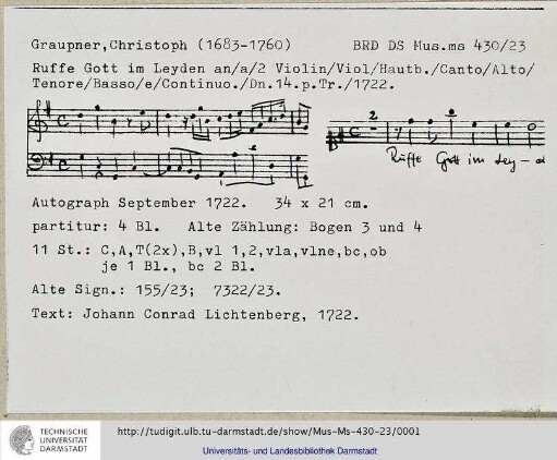 Rufe Gott im Leiden an