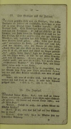 77. Der Prediger und die Zuhörer