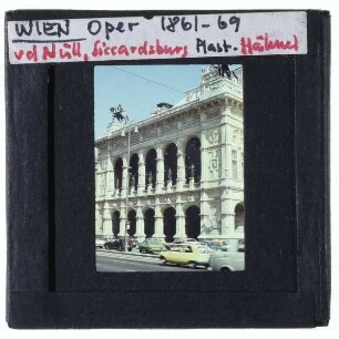 Wien, Staatsoper : Plastik