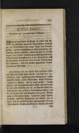 Eilftes Kapitel.