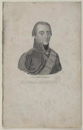 Bildnis des Friedrich Wilhelm Bülow, Graf von Dennewitz