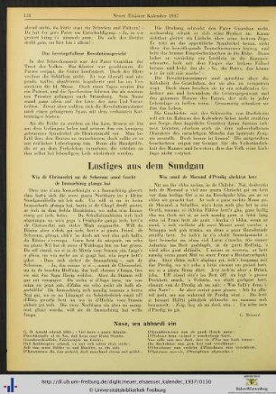 Lustiges aus dem Sundgau.