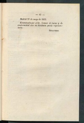 [Nota del censor de teatros]