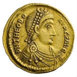 Münze, Solidus, 408 - 423 n. Chr.