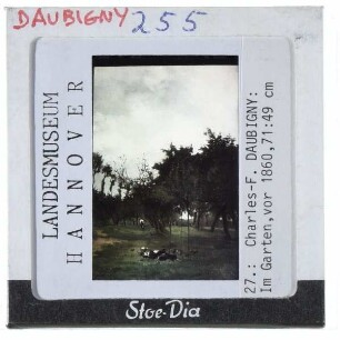 Daubigny, Im Garten
