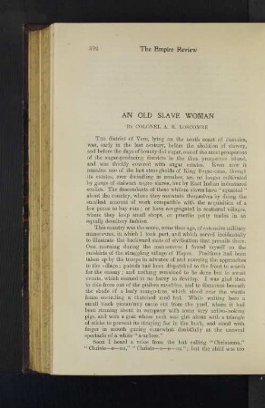 An old Slave Woman