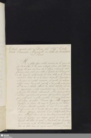 Bl. 277-278. Muzzarelli, Carlo Emanuele
