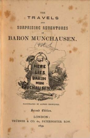 The travels and surprising adventures of Baron Münchhausen