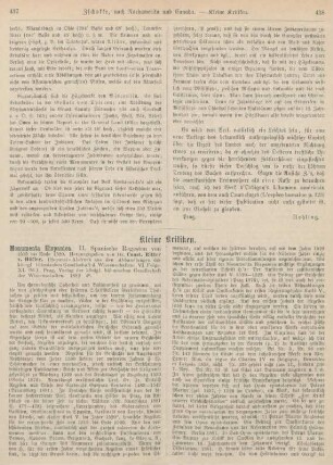 437-442 Kleine Kritiken