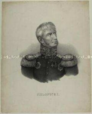 Porträt des polnischen Generals Józef Chlopicki