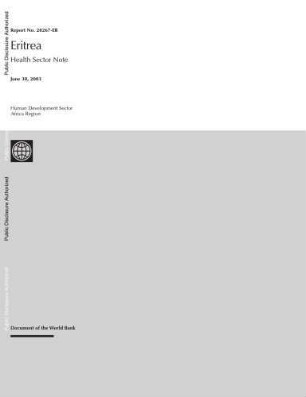 Eritrea : health sector note