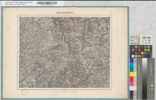 [Topographische Karte 1 : 80.000 von Rheinland und Westfalen-Generalstabskarte -]. Lüdenscheid. Nr. 7. LF 25° B 51°. grav. Ruzek 1846.