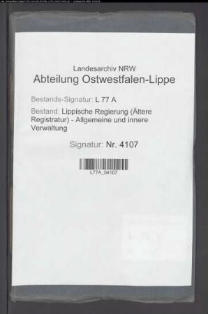 Spezialteilung der Oerlinghausen Senne