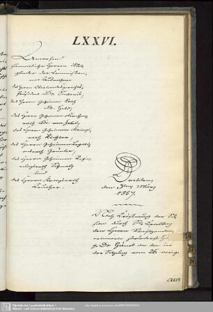 LXXVI., 3. März 1857
