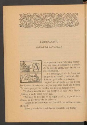 Capítulo LXXVIII - Hacia la venganza