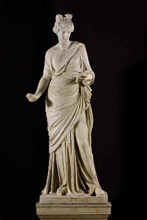 Weiblicher Torso, ergänzt als Statue der Muse Klio