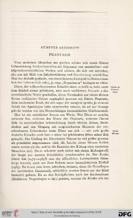 Fünfter Abschnitt: Phantasie