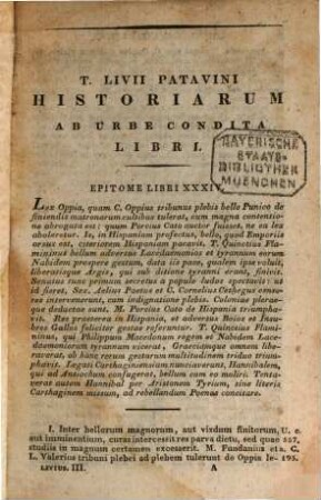 Historiarum libri qui supersunt omnes et deperditorum fragmenta : Editionem curavit, brevem annotationem criticam adiecit Detl. C. G. Baumgarten Crusius. 3