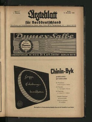 Heft 23, 12. November 1939