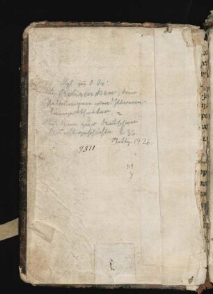 Fragment: Biblia sacra (12. Jh., s. auch hinterer Spiegel)