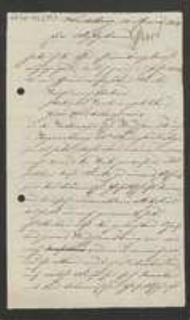 Brief von Carl Groos an Heinrich G. Bronn