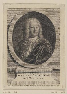 Bildnis des Jean Bapt.E Rousseau