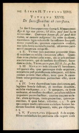 Titulus XXVII. De successionibus ab intestato.