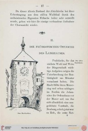 II. Die frühgotischen Ostjoche des Langhauses