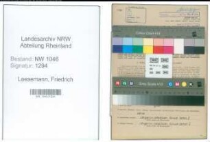 Entnazifizierung Friedrich Leesemann , geb. 27.01.1891 (Lehrerin)