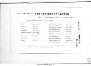 Der fremde Schatten