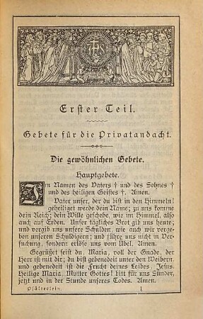 Psälterlein : katholisches Gebet- und Gesangbuch