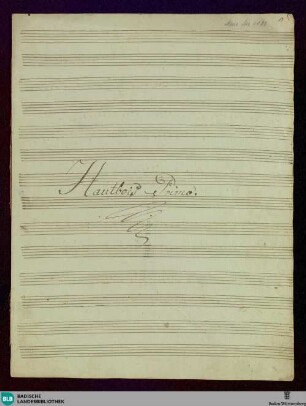 Partitas - Don Mus.Ms. 1161 : winds; E|b; PadK 4.20