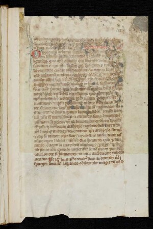 Liber V, cap. 30 (Schluss fehlt)