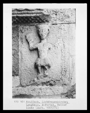 Relief eines Mannes