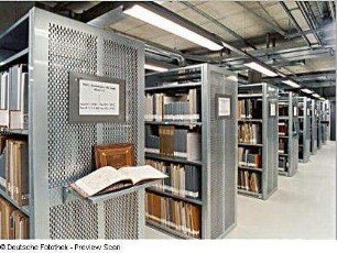Magazin der Handschriftensammlung (Ebene -1)
