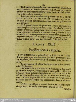Caput XLII scarificationes explicat