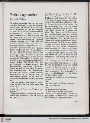Wohnungssuche
