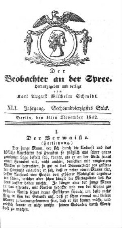 46. Stueck, 14. November 1842