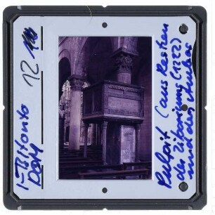 Bitonto, Kathedrale : Kanzel