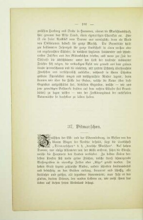 37. Ditmarschen