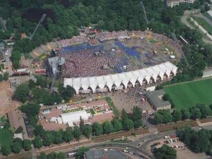Erfurt, Steigerwaldstadion. Konzert Bon Jovie am 13. Juni 1996