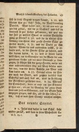 49-65, Das neunte Capitel. - Das zehnte Capitel