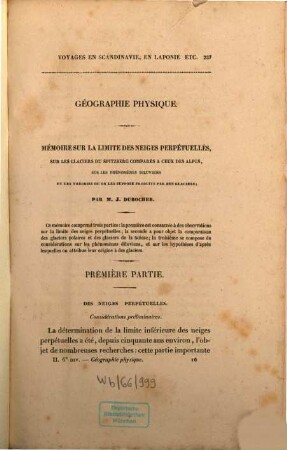 Géographie physique, géographie botanique, botanique et physiologie, 1