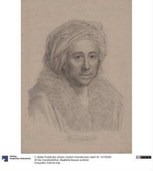 Porträt des Johann Joachim Winckelmann