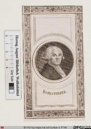 Bildnis Maximilien (-François-Marie-Isidore-Joseph) Robespierre